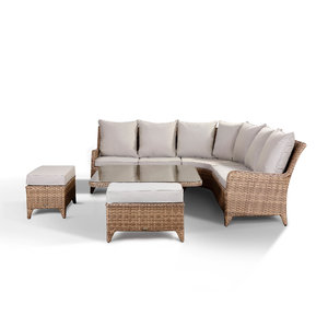 Laytona Large High Back Corner Sofa Set/