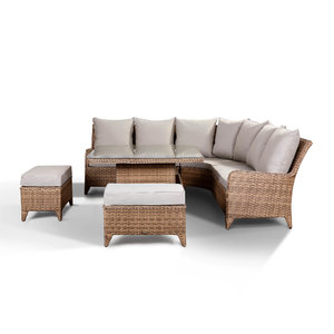 Laytona Large High Back Corner Sofa Set/