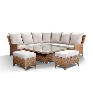 Laytona Large High Back Corner Sofa Set/