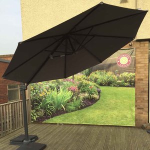 3m Round Roma Parasol/