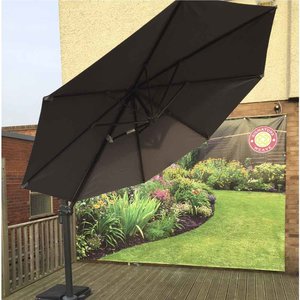 3m Round Roma Parasol/