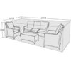3 Seater Sofa Sets Cover/