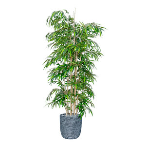 6ft Fire Retardant Artificial Bamboo Mini Leaf Tree/