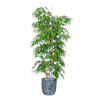 5ft Artificial Bamboo Mini Leaf Tree - Fire Retardant/