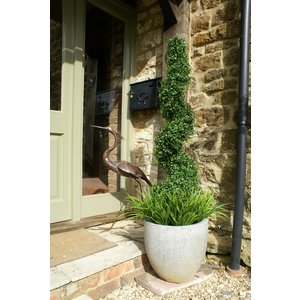 4ft Artificial Boxwood Spiral/