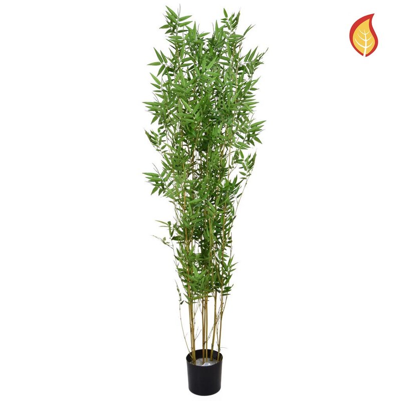 Artificial Oriental Bamboo 240cm with Natural Tree Trunk (Fire Retardant)/
