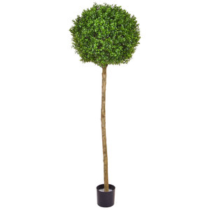 150cm UV-Resistant Artificial Topiary New Buxus Ball Tree/