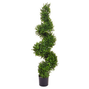 90cm Artificial Topiary New Buxus Spiral