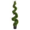 Artificial Topiary New Buxus Spiral 120cm/