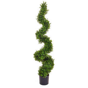 120cm Artificial Topiary New Buxus Spiral