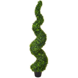 150cm Artificial Topiary N-Boxwood Spiral/