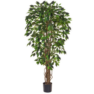 120cm Fire Retardant Artificial Ficus Liana Green/