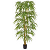 Artificial Bamboo 150cm with Natural Tree Trunk (Fire Retardant)/