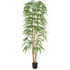 Artificial Bamboo 240cm with Natural Tree Trunk (Fire Retardant)/
