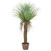 Artificial Cycas Palm in Brown Pot 95cm/