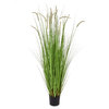 Artificial Dogtail Grass 180cm with Pot (Fire Retardant)/
