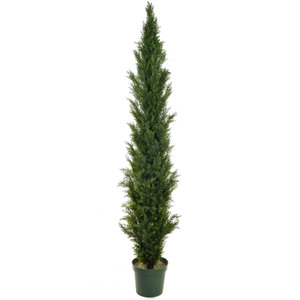 210cm UV-Resistant Artificial Topiary Cedar Mini Pine