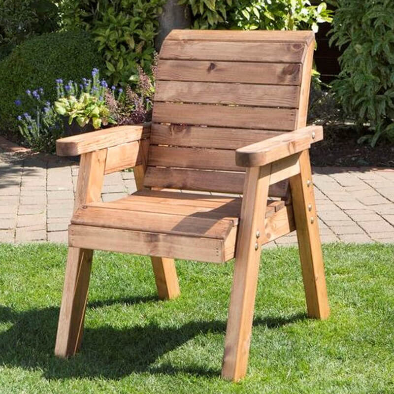 Traditional Wooden Garden Chair