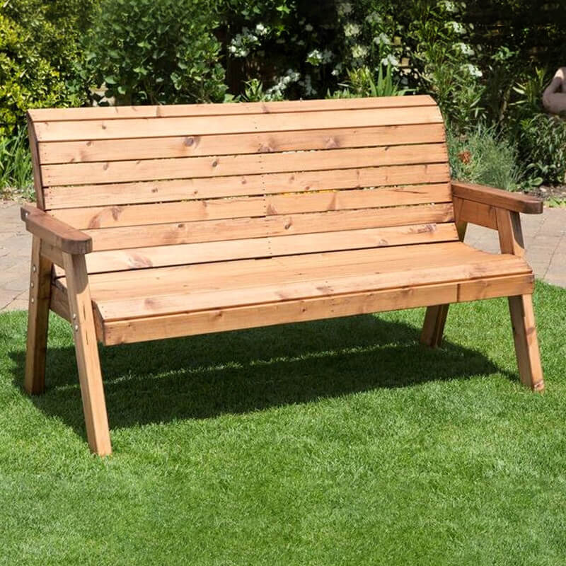 Three Seater Winchester Wooden Garden Bench/