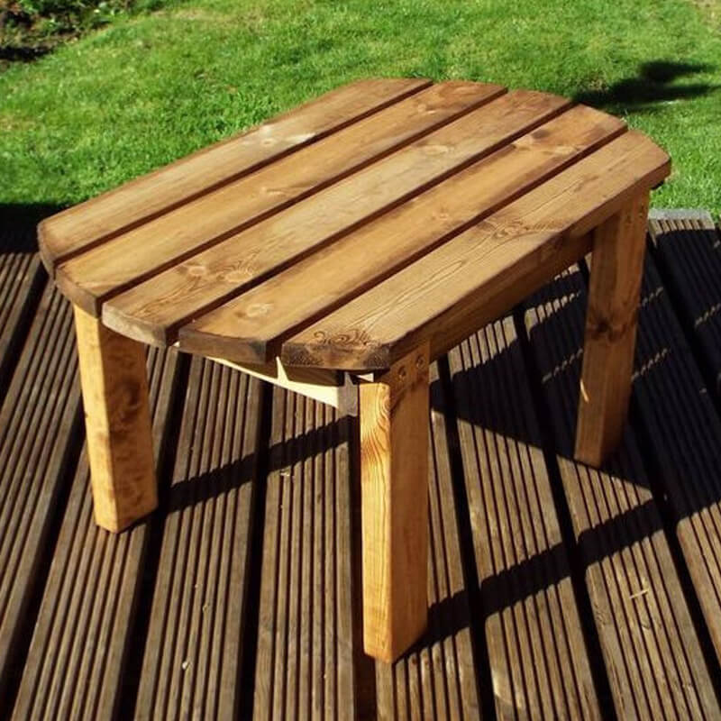 Traditional Rectangular Outdoor Wooden Coffee Table/