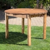 Small Circular Wooden Garden Table (4 Seater)/