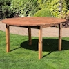 Medium Circular Wooden Garden Table (6 Seater)/