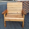 Extra Large Wooden Garden Chair/