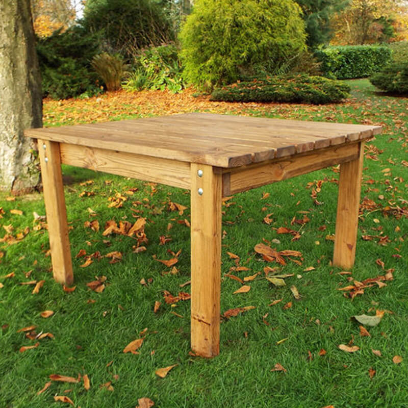 Large Deluxe Outdoor Wooden Coffee Table/