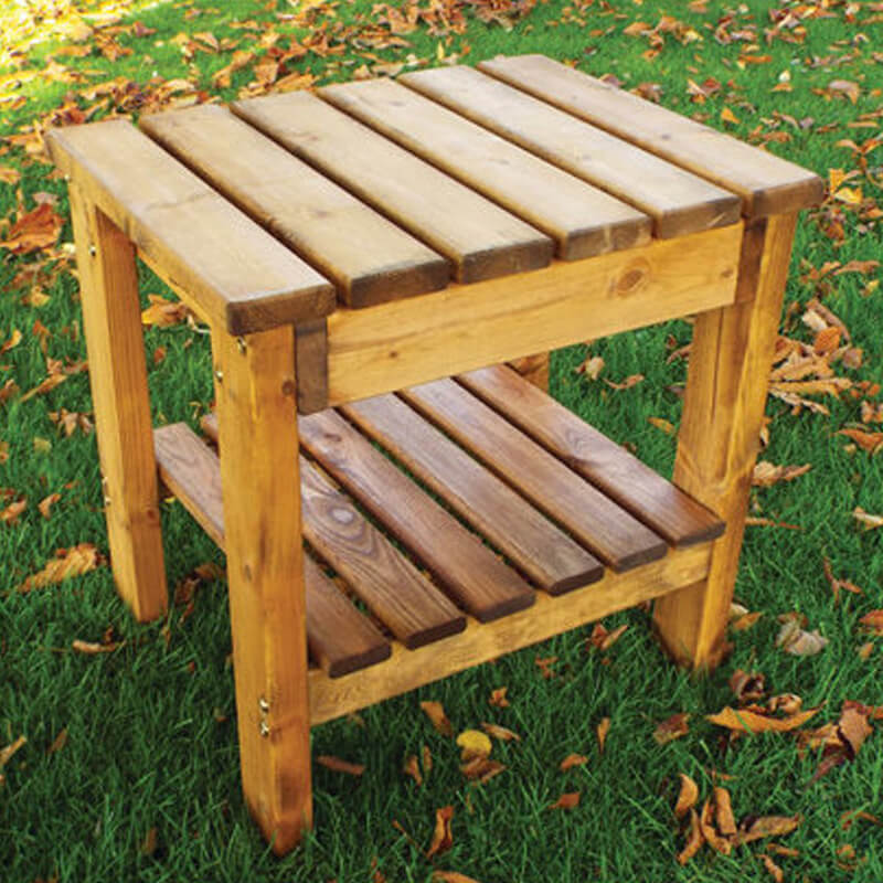 Outdoor Wooden Companion Table/