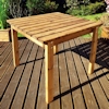 Small Square Wooden Outdoor Table/