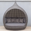 Flat Weave Pearl Daybed - Mixed Grey/
