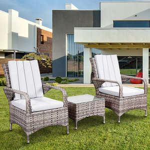 Zoe Bistro Set - Grey/