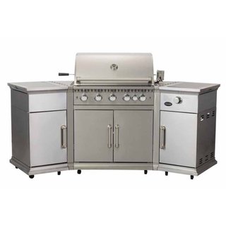 Bahama Island Deluxe Stainless Steel Gas Barbecue
