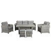 Amy Seven Seater Sofa Dining Set/