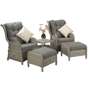 Meghan Five Piece Reclining Lounge Set/