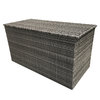 Flat Weave Medium Cushion Box - Grey/
