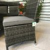 Flat Weave Armless Chair - Mixed Grey/
