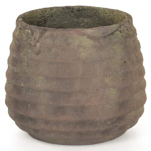 V-Pot Taupe Round Pot 21x25x25cm