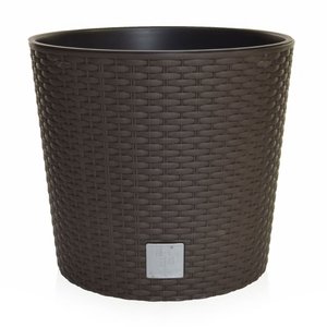 V-Pot Rato Round Brown Pot 27x30x30cm