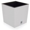 V-Pot Rato Low Square White Pot 26x26x26cm/