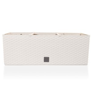 V-Pot Rato Trough Planter White 19x51x18cm