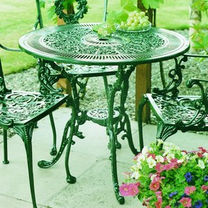 Coalbrookdale 81cm Table - Green/