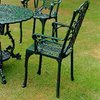 Victorian Carver Chair - Green/