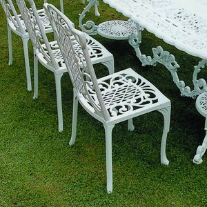 Victorian Diner Chair - White/