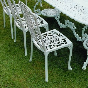 Victorian Diner Chair - White/