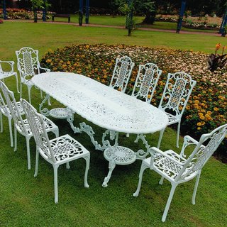 Victorian Maxi Grand Table - White