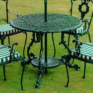 Victorian Round Table - Green/