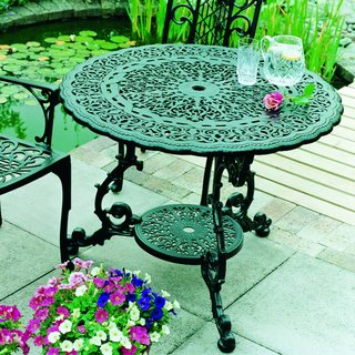 Victorian Round Table - Green
