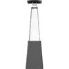 Kratki Umbrella Real Flame Pyramid Patio Heater - Black/
