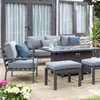 Titchwell Lounge Set with Firepit Table/